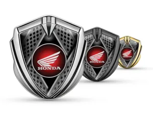Honda 3D Metall Emblem Minimal Stil Universell Sticker